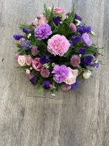 pink and lilac posy