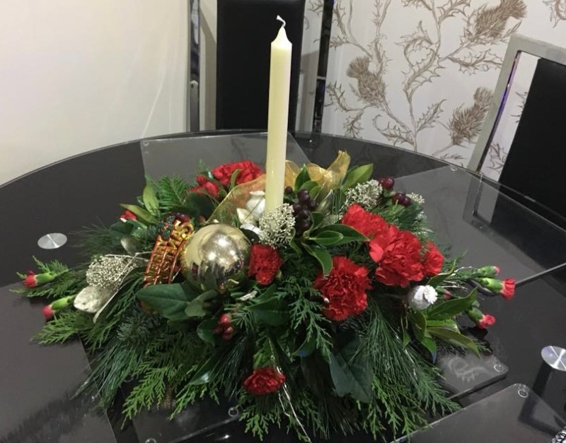 xmas table centre