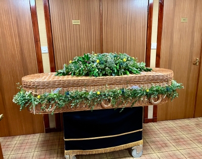 FLORIST CHOICE ECO COFFIN SURROUND AND TOP
