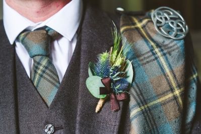 Gents Thistle Buttonhole