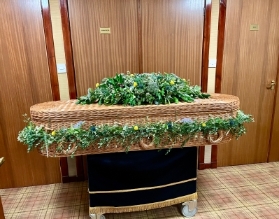 FLORIST CHOICE ECO COFFIN SURROUND AND TOP